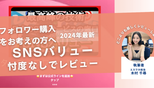 SNSバリューの口コミ評判を徹底レビュー！購入結果や安全性も解説！